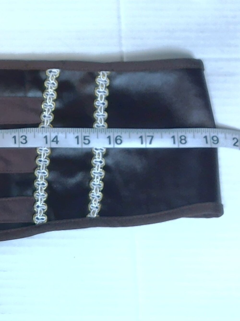 Halloween Costume & Accessory Lot – Cat Mask, Velvet Top, Corset Belt, Metallic - Picture 14 of 16